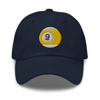 Nine – Ball Line Billiards embroidered dad hat, product image 4