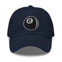 Eight – Ball Billiards embroidered dad hat, product image 4