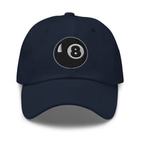 Black Ball Eight – Ball Billiards embroidered dad hat, product image 5