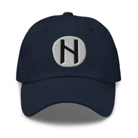 Hagalaz Rune Hat Viking Chaos Change Symbol Norse Embroidered Dad Cap Gothic Black Metal embroidered dad hat, product image 4