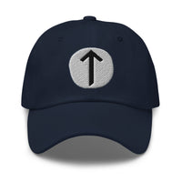 Tiwaz Rune Hat Viking Warrior Victory Symbol Norse Embroidered Dad Cap Gothic Black Metal Adjustable embroidered dad hat, product image 4