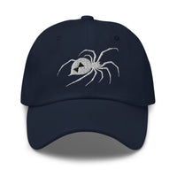 Black Widow Spider embroidered dad hat, product image 5