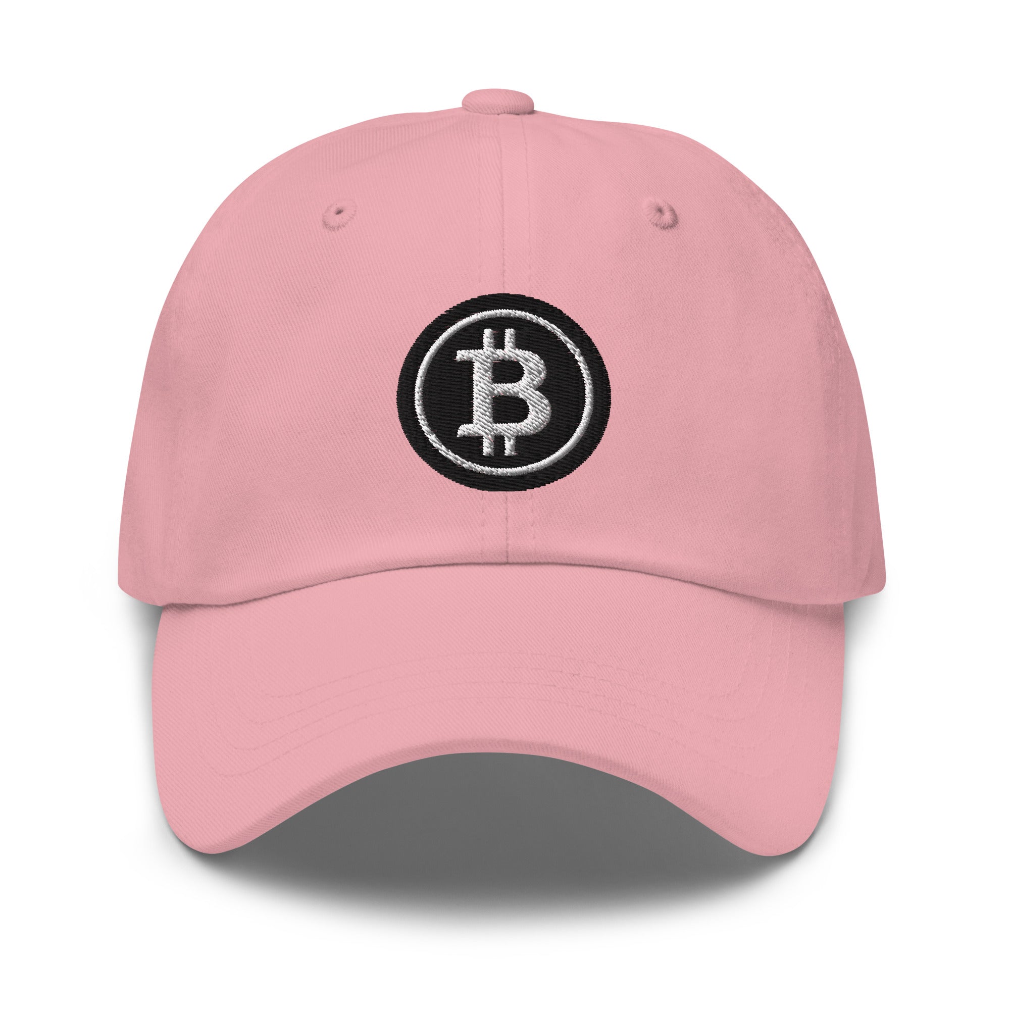 Black BTC Bitcoin Crypto Symbol Digital Asset Baseball Cap Dad hat