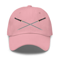 Dual Samurai Swords Anime Warrior embroidered dad hat, product image 8