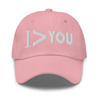 I Am Greater > Than You Sarcastic embroidered dad hat, product image 8