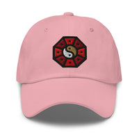 Yin Yang Chinese Wheel embroidered dad hat, product image 8