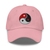 Triple Yin Yang Concept Chinese Symbol embroidered dad hat, product image 8