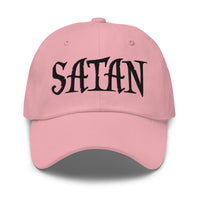 Black Satan Pure Evil embroidered dad hat, product image 8