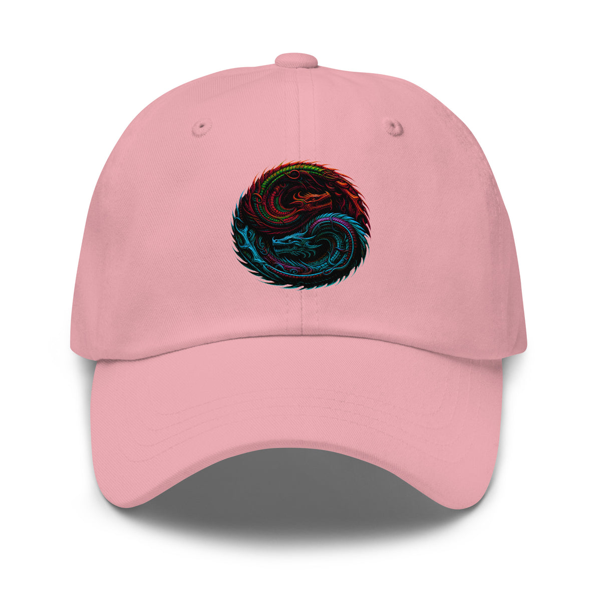 Yin Yang Dragon embroidered dad hat, product image 7