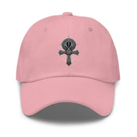 Occult Ankh Symbol embroidered dad hat, product image 7