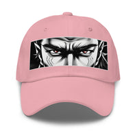 Anime Eyes Samurai Hat – Gothic Manga embroidered dad hat, product image 7