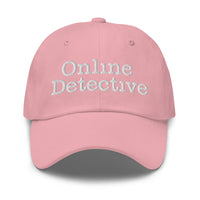 Online Detective embroidered dad hat, product image 4