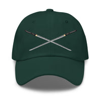 Dual Samurai Swords Anime Warrior embroidered dad hat, product image 7