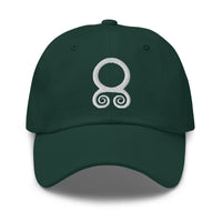 White Viking Troll Cross Norse embroidered dad hat, product image 6