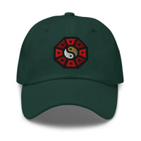 Yin Yang Chinese Wheel embroidered dad hat, product image 7