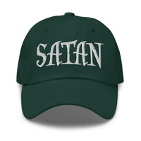 White Satan Pure Evil embroidered dad hat, product image 6