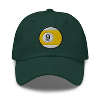 Nine – Ball Line Billiards embroidered dad hat, product image 5