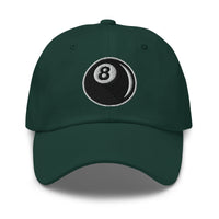 Eight – Ball Billiards embroidered dad hat, product image 5