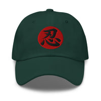 Endure Kanji 忍 (nin) embroidered dad hat, product image 5