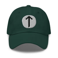 Tiwaz Rune Hat Viking Warrior Victory Symbol Norse Embroidered Dad Cap Gothic Black Metal Adjustable embroidered dad hat, product image 5