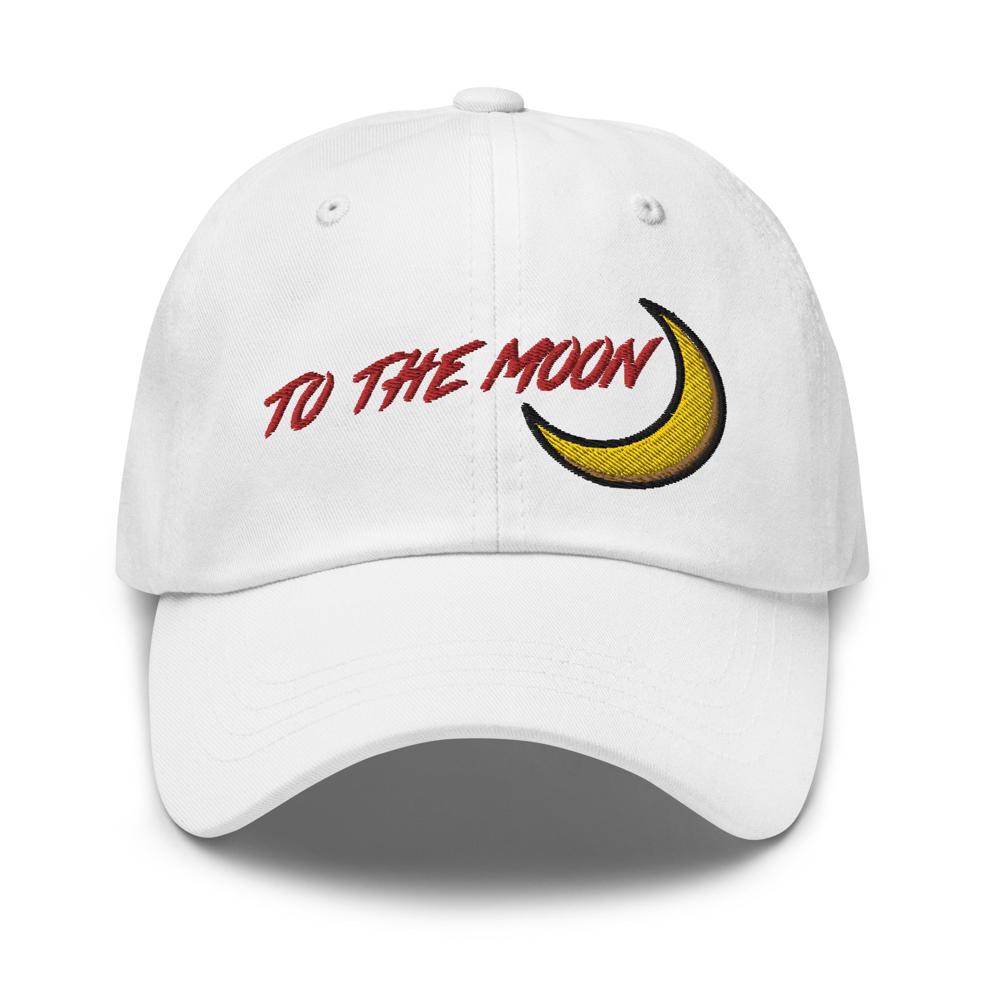 To The Moon Crypto Tokens Coins NFT Baseball Cap Dad Hat