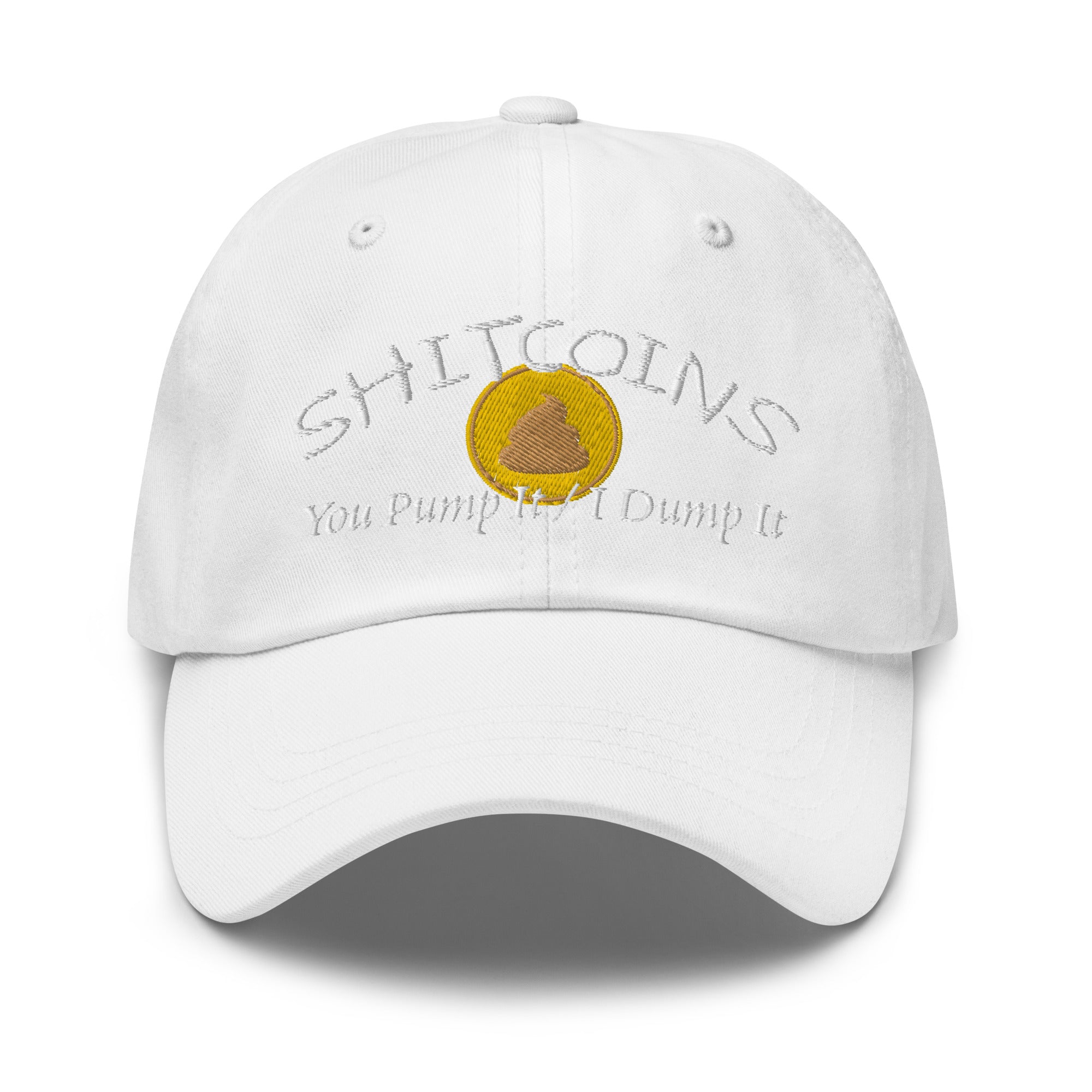 Shitcoins Pump and Dump Meme Coins Tokens Crypto Baseball Cap Dad hat