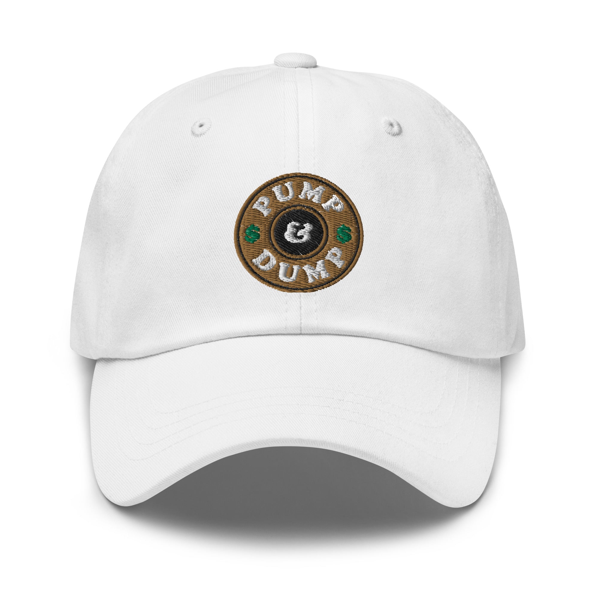 Pump and Dump Crypto Tokens Meme Coins Baseball Cap Dad hat