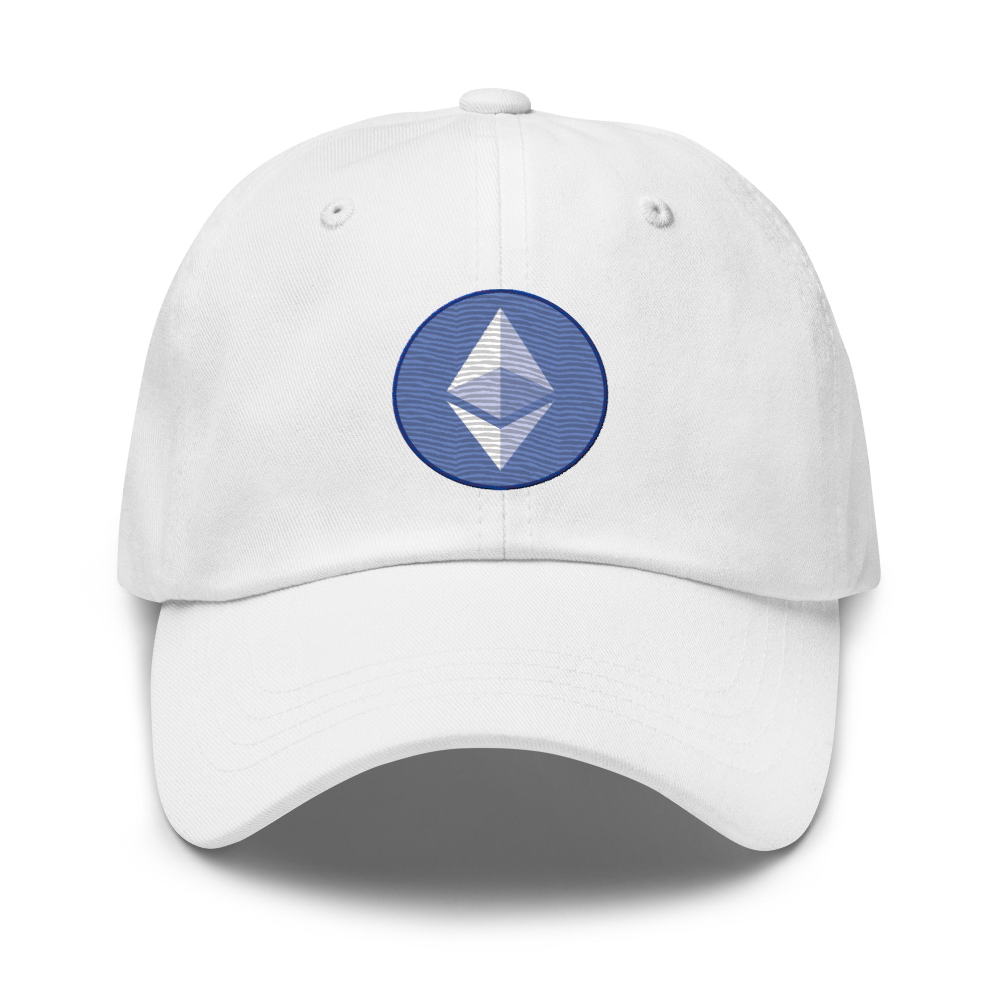 ETH Ethereum Round Logo Cryptocurrency Symbol Baseball Cap Dad hat