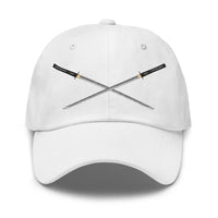 Dual Samurai Swords Anime Warrior embroidered dad hat, product image 10