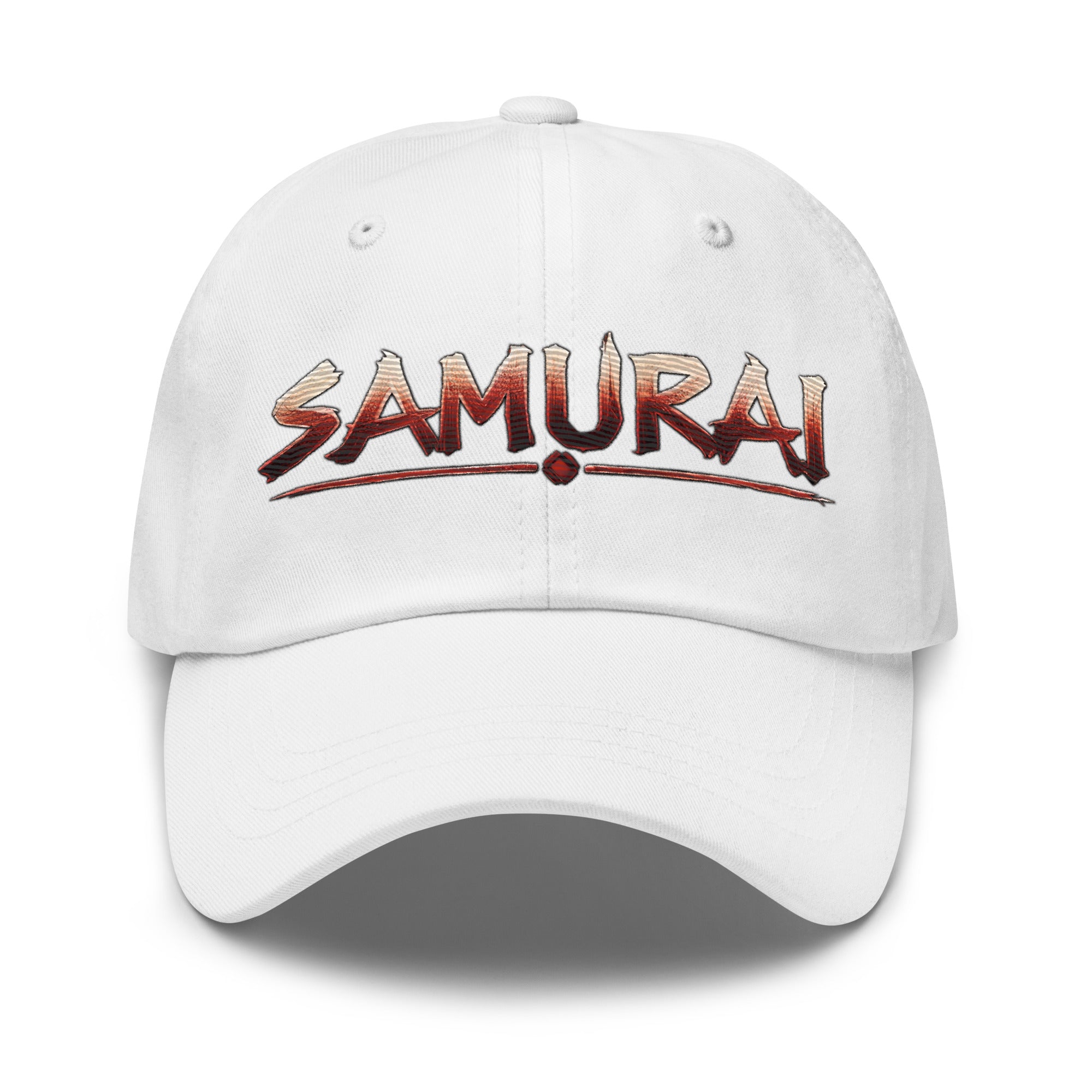 Anime Samurai Warrior Embroidered Baseball Cap Dad hat