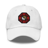 Yin Yang Chinese Wheel embroidered dad hat, product image 10