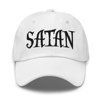 Black Satan Pure Evil embroidered dad hat, product image 10