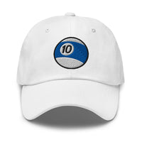 Ten – Ball Billiards embroidered dad hat, product image 9