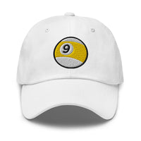 Nine – Ball Billiards embroidered dad hat, product image 9