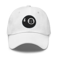 Black Ball Eight – Ball Billiards embroidered dad hat, product image 9