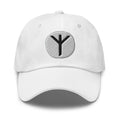 Algiz Rune Hat Viking Protection Symbol Norse Embroidered Dad Cap Gothic Renaissance Fair embroidered dad hat, product image 9