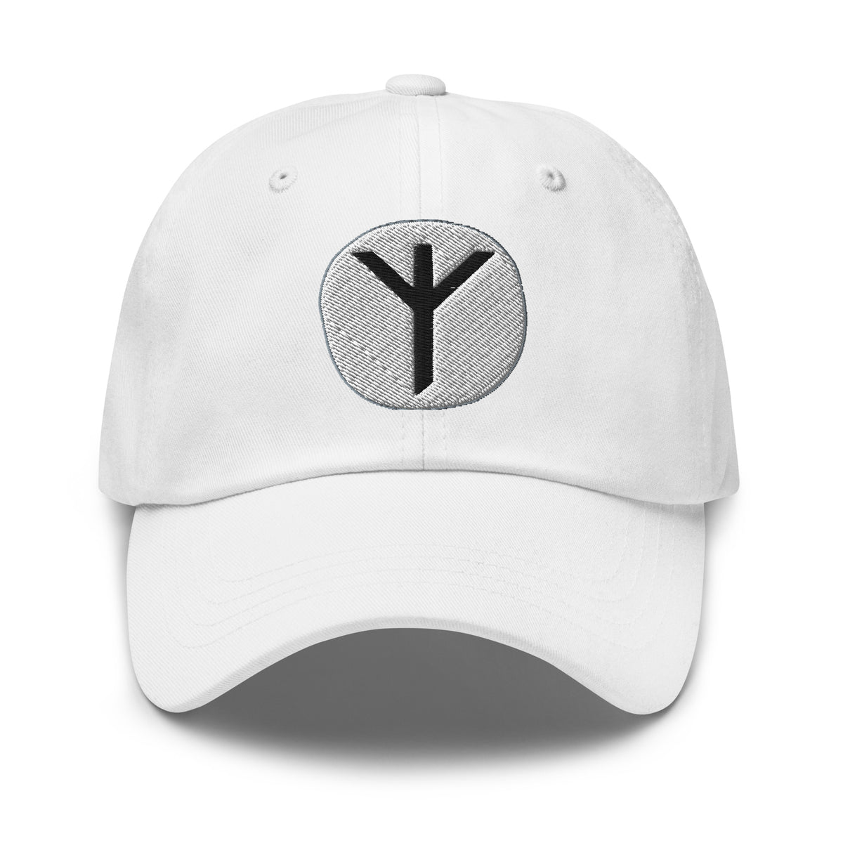 Algiz Rune Hat Viking Protection Symbol Norse Embroidered Dad Cap Gothic Renaissance Fair embroidered dad hat, product image 9