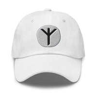 Algiz Rune Hat Viking Protection Symbol Norse Embroidered Dad Cap Gothic Renaissance Fair embroidered dad hat, product image 9