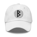 Berkano Rune Hat Viking Growth Rebirth Symbol Norse Embroidered Dad Cap Gothic Black Metal embroidered dad hat, product image 9