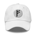 Fehu Rune Hat Viking Wealth Prosperity Symbol Norse Embroidered Dad Cap Gothic Black Metal embroidered dad hat, product image 9