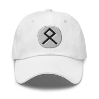 Othala Rune Hat Viking Heritage Symbol Norse Embroidered Dad Cap Gothic Black Metal embroidered dad hat, product image 9