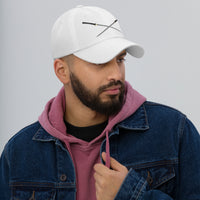 Dual Samurai Swords Anime Warrior embroidered dad hat, product image 3