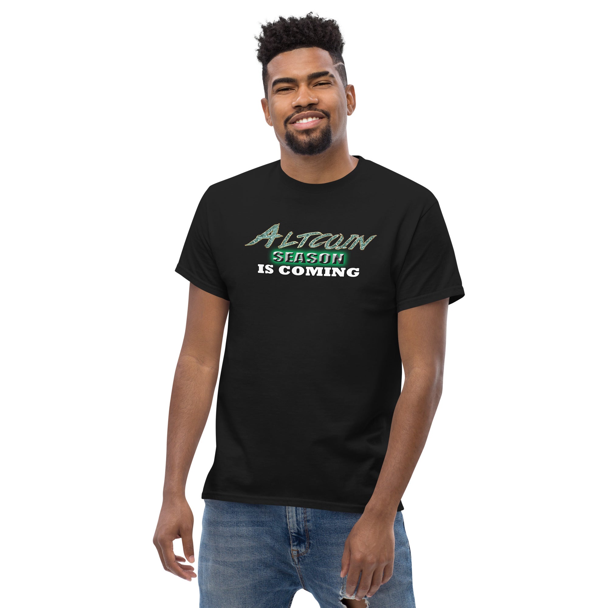 Altcoin Season Is Coming Crypto Bull Run Men’s Short Sleeve T-Shirt