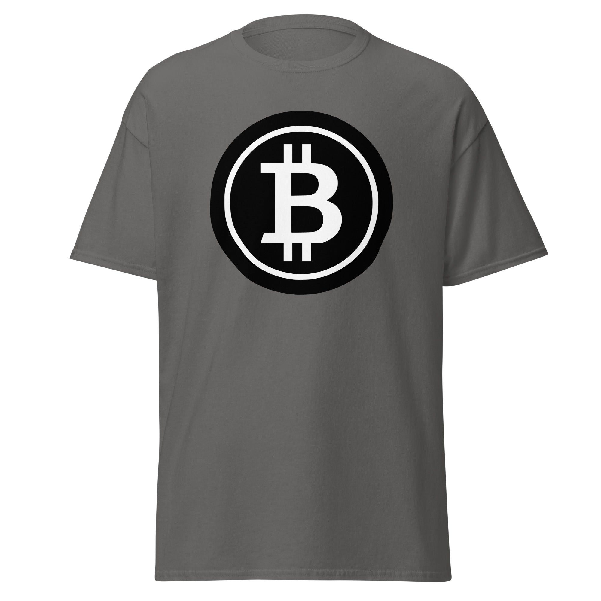 BTC Bitcoin Crypto Symbol Men's Short Sleeve T-Shirt