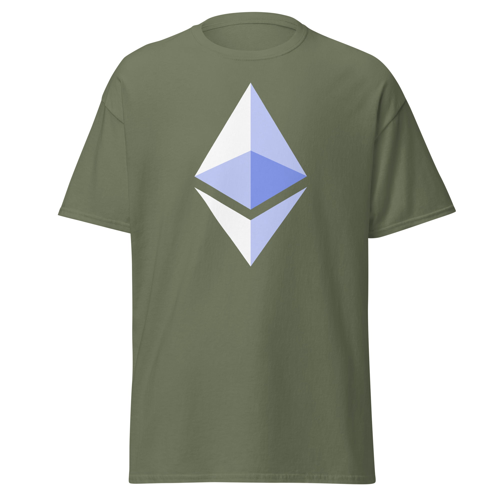 ETH Ethereum Cryptocurrency Symbol Men’s Short Sleeve T-Shirt