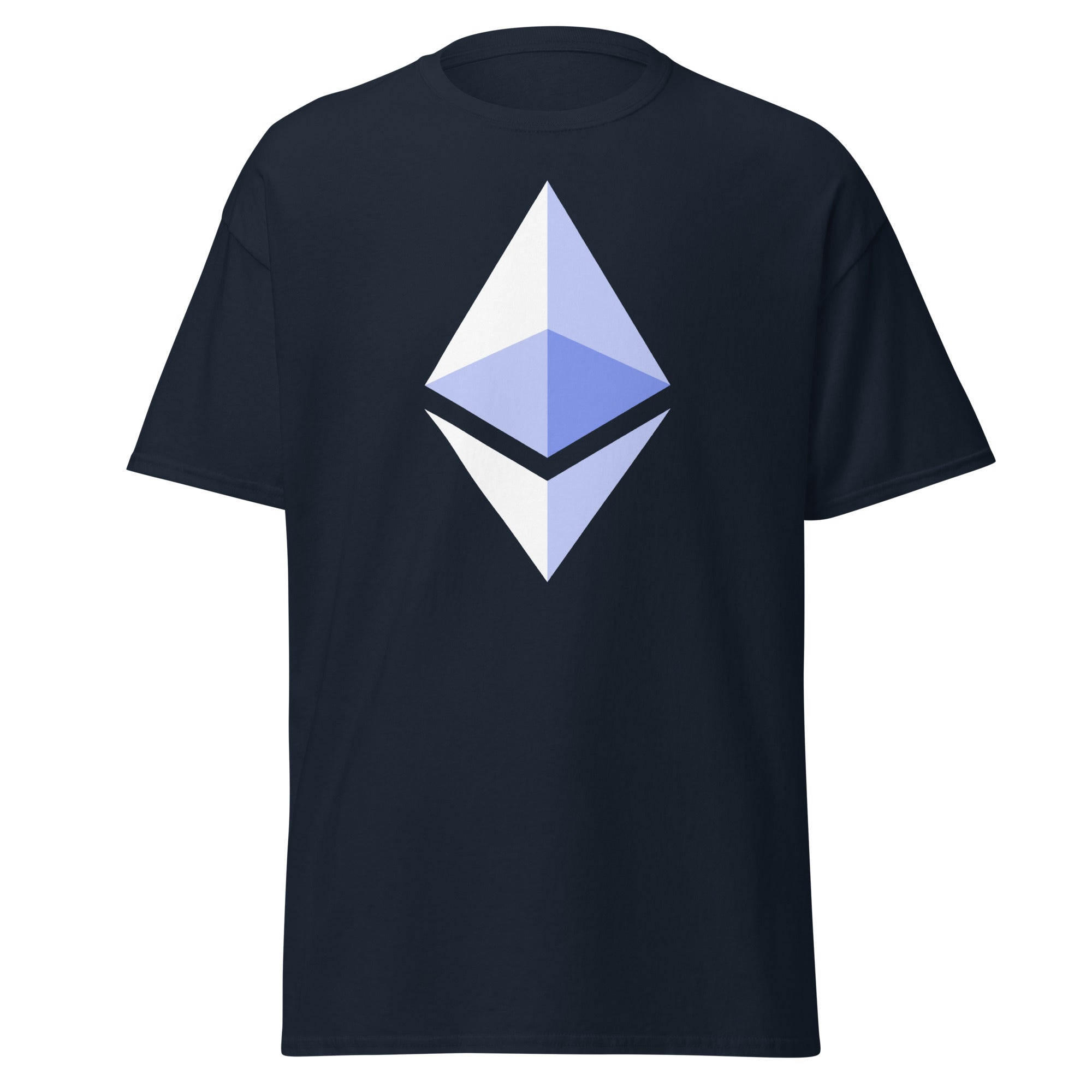 ETH Ethereum Cryptocurrency Symbol Men’s Short Sleeve T-Shirt