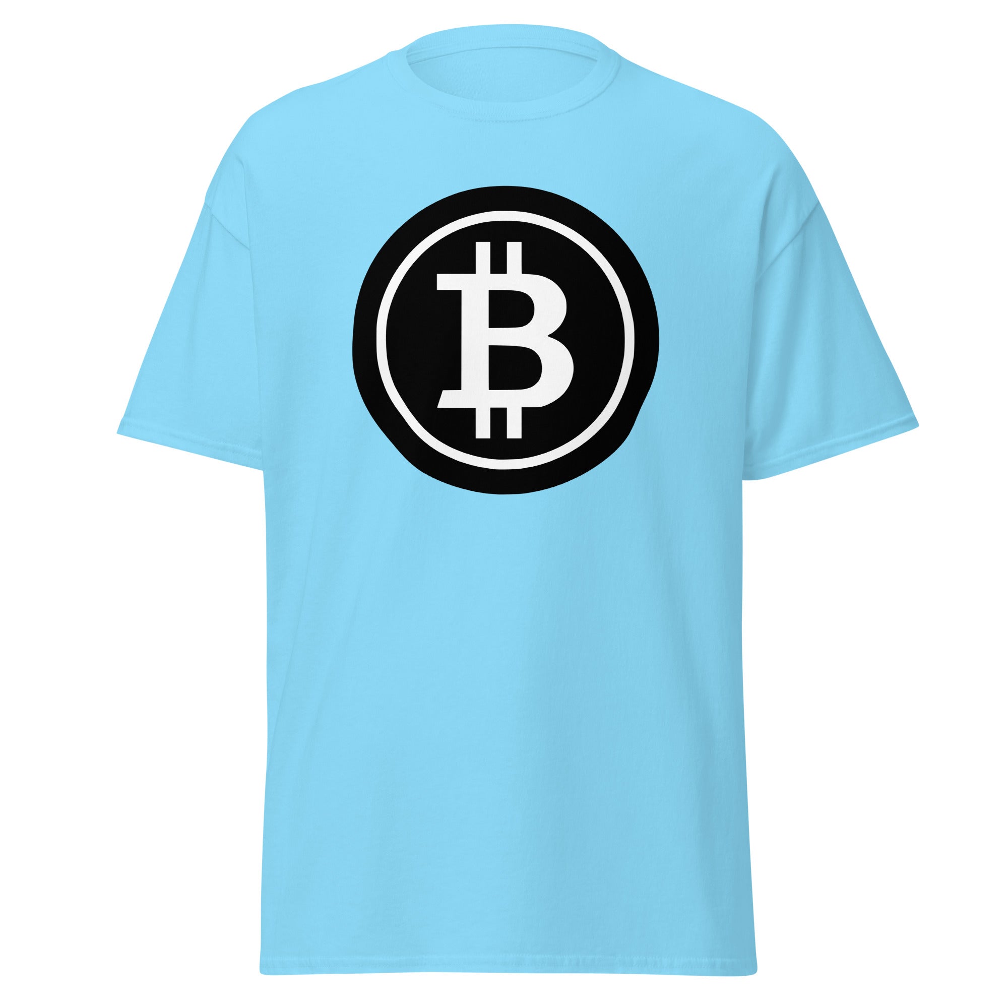 BTC Bitcoin Crypto Symbol Men's Short Sleeve T-Shirt