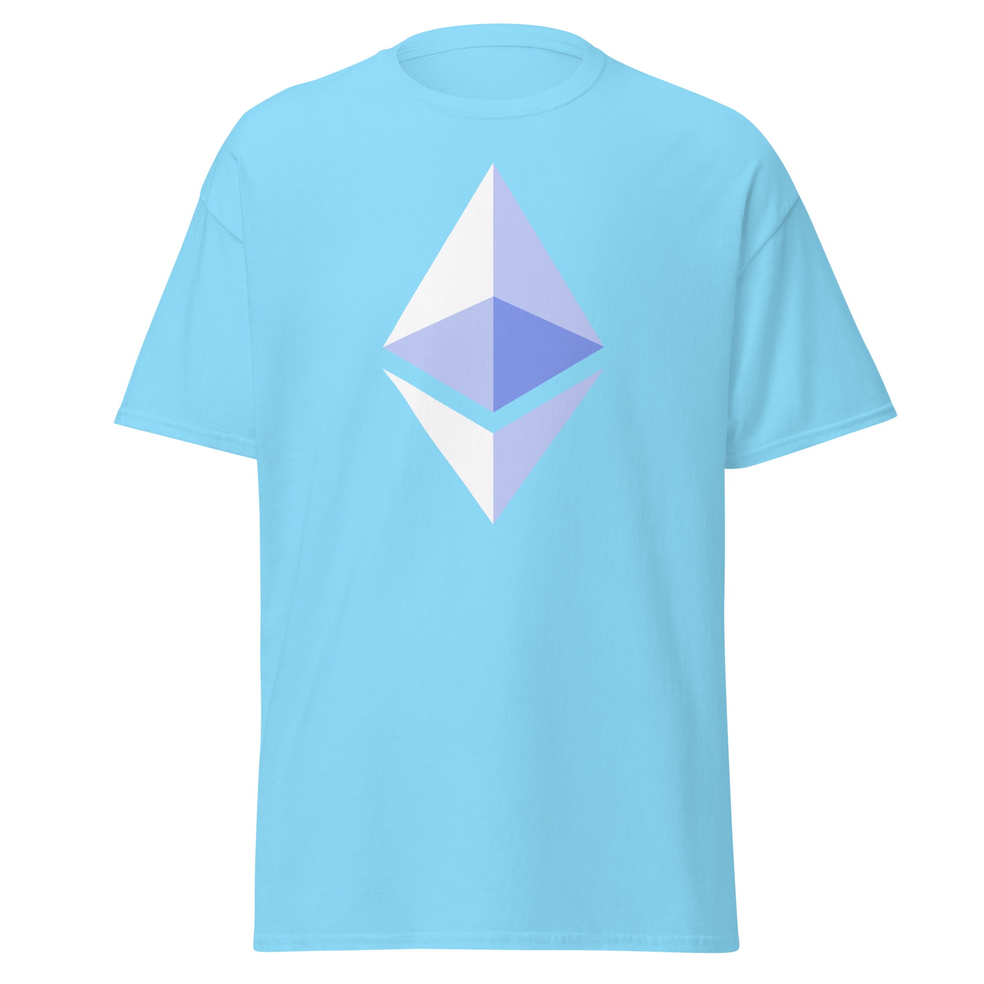 ETH Ethereum Cryptocurrency Symbol Men’s Short Sleeve T-Shirt