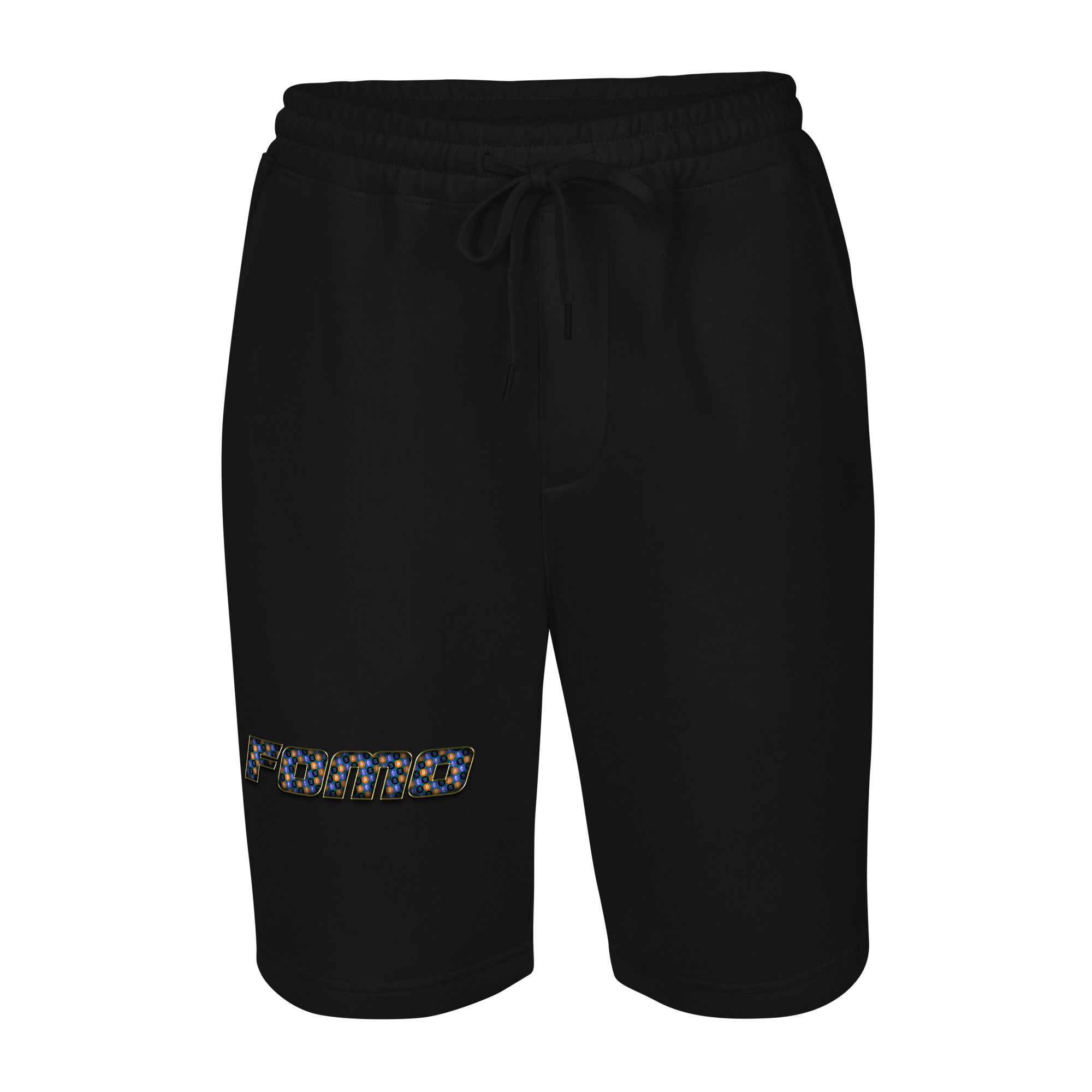 FOMO Fear of Missing Out Crypto Bull Run Men's fleece shorts