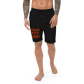 Otaku オタク Anime design on men's fleece shorts, front view